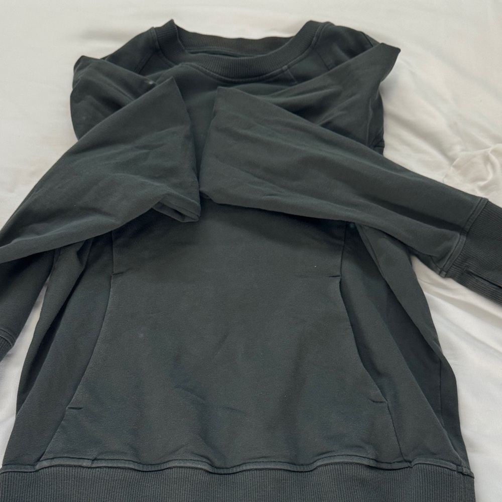 Forest Green lululemon crew neck